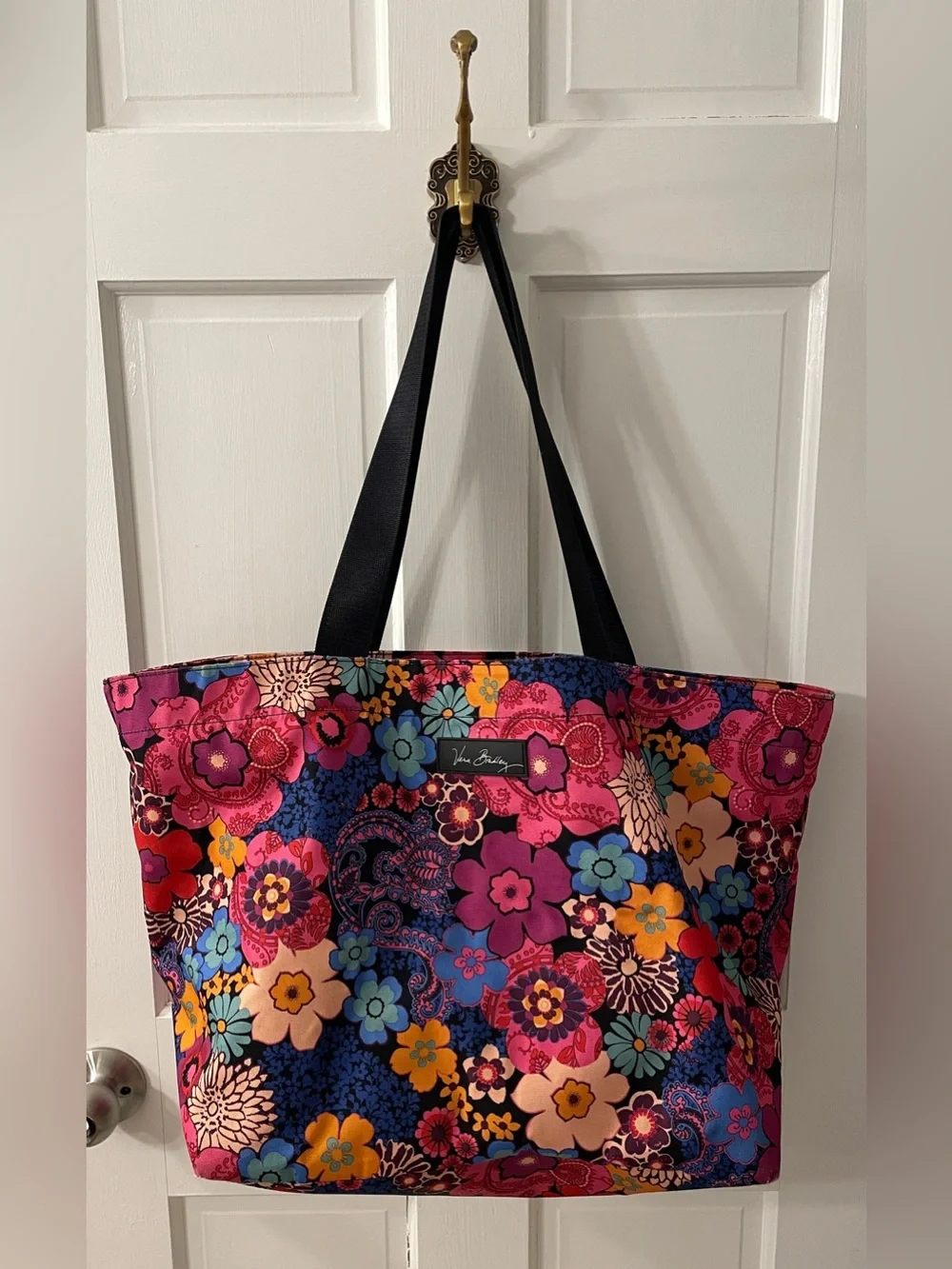 Vera Bradley Retired Floral Fiesta Large Tote